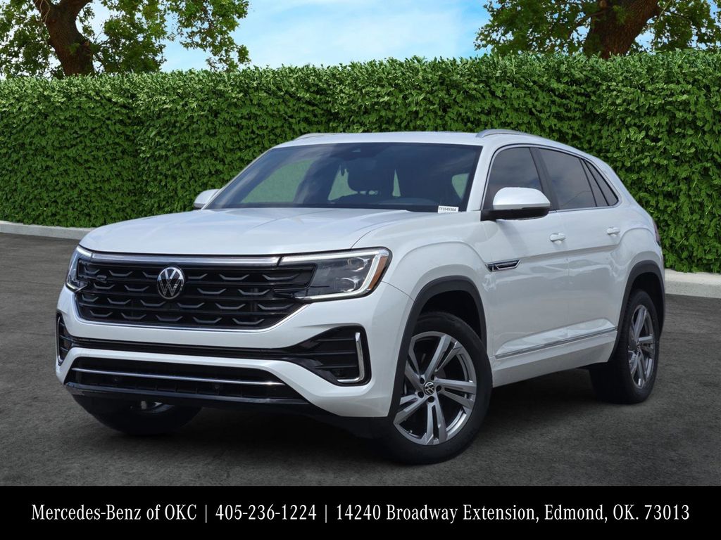 Opal White Pearl 2024 Volkswagen Atlas Cross Sport SUV / Crossover All-Wheel Drive 8-Speed Automatic