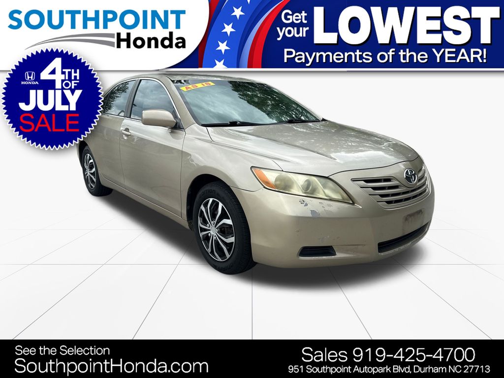 Desert Sand Mica 2009 Toyota Camry Sedan Front-Wheel Drive 5-Speed Manual Overdrive