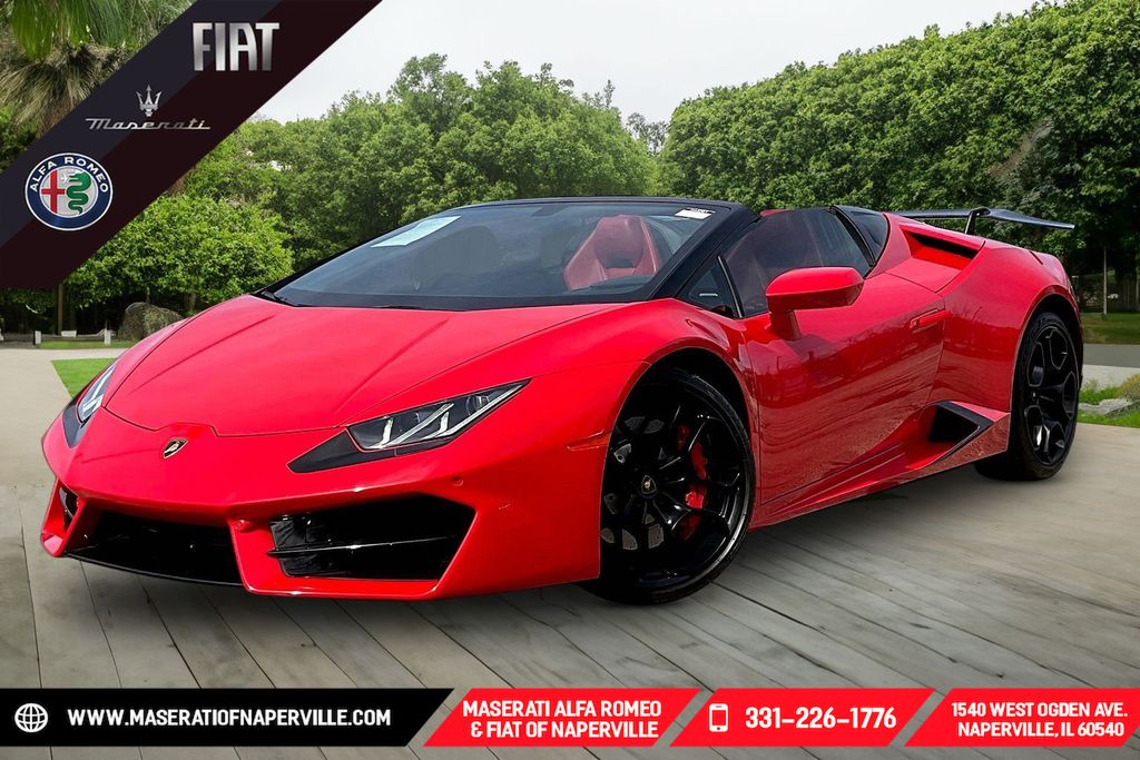 2018 Lamborghini Huracan LP 580-2 Spyder Convertible RWD
