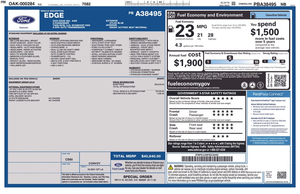 Used 2023 Ford Edge SUV