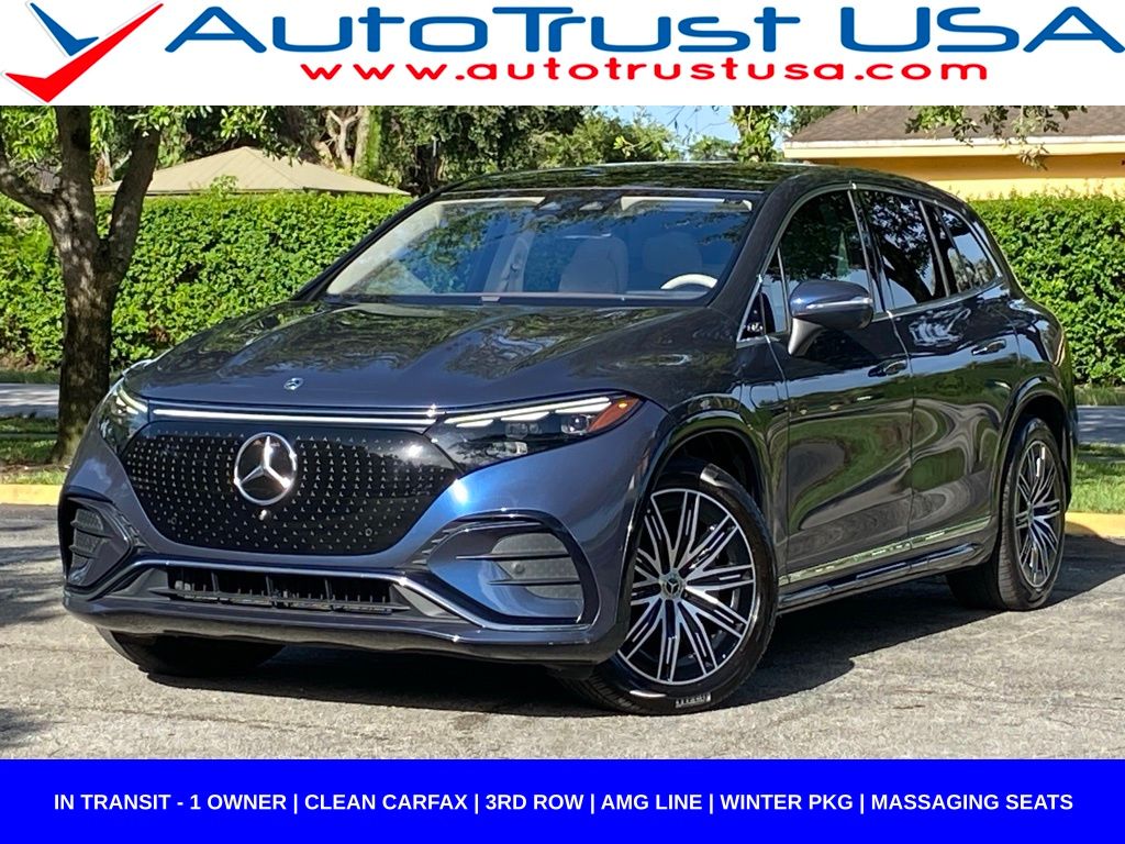Twilight Blue Metallic 2023 Mercedes-Benz EQS Sedan All-Wheel Drive 1-Speed Automatic