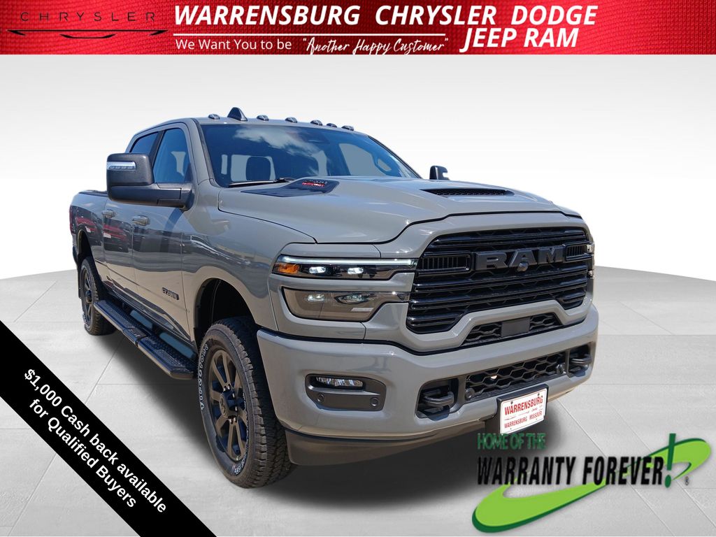 Ceramic Gray Clearcoat 2026 RAM 2500 Pickup Truck Four-Wheel Drive 8-Speed Automatic