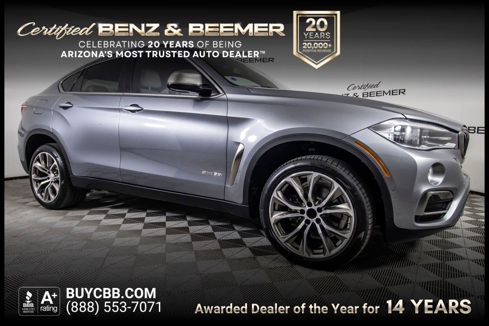 Space Gray Metallic 2019 BMW X6 SUV / Crossover Rear-Wheel Drive 8-Speed Automatic