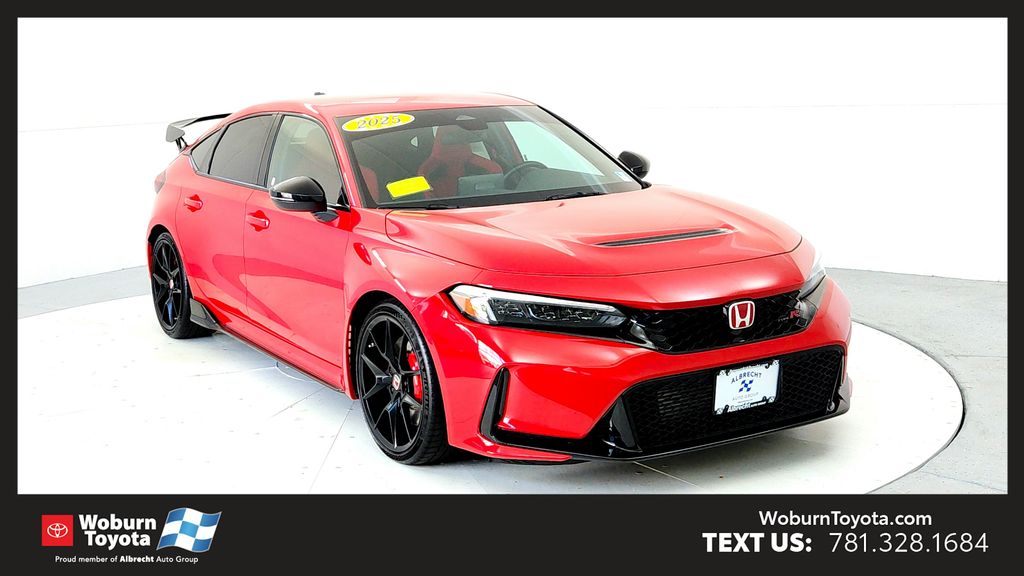 Rallye Red 2025 Honda Civic Type R Hatchback Front-Wheel Drive 6-Speed Manual
