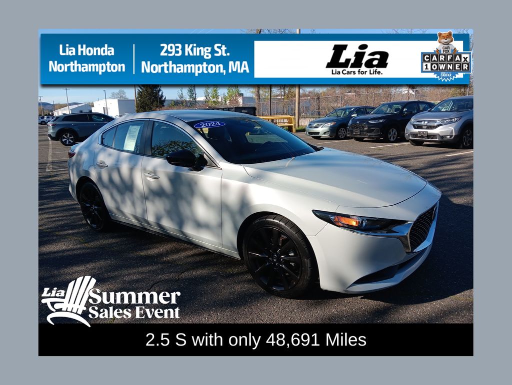 Ceramic Metallic 2024 Mazda MAZDA3 2.5 S Select Sport FWD Sedan Front-Wheel Drive 6-Speed Automatic