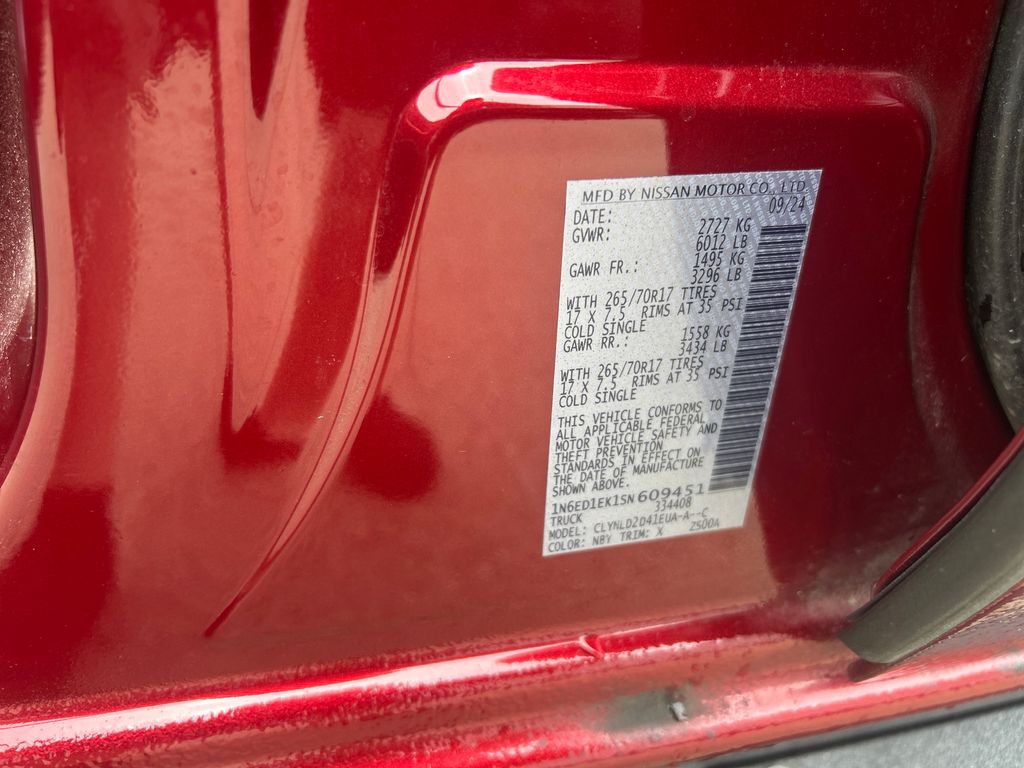 2025 Nissan Frontier PRO-4X Red at South Hills Kia