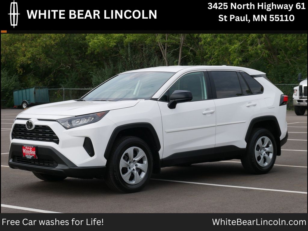 White 2022 Toyota RAV4 SUV / Crossover All-Wheel Drive 8-Speed Automatic