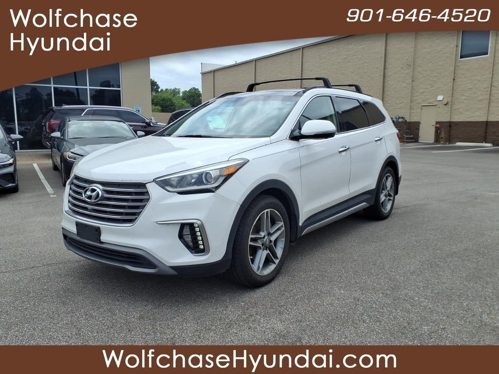 Monaco White 2017 Hyundai Santa Fe SUV / Crossover All-Wheel Drive 6-Speed Automatic