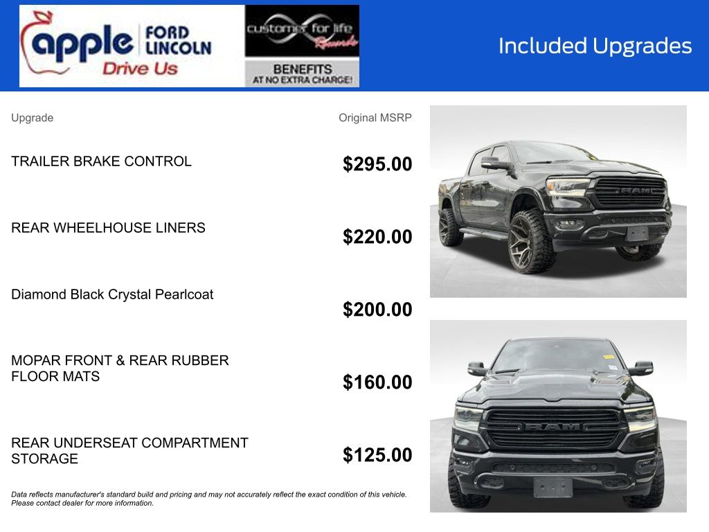 2022 Ram 1500 Laramie Crew Cab 4x4 5'7" Box