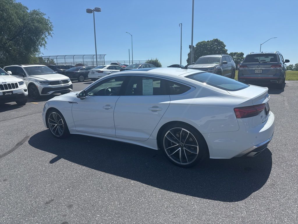 2023 Audi A5 Sportback 45 S line Premium Plus White at Audi Porsche Sewickley