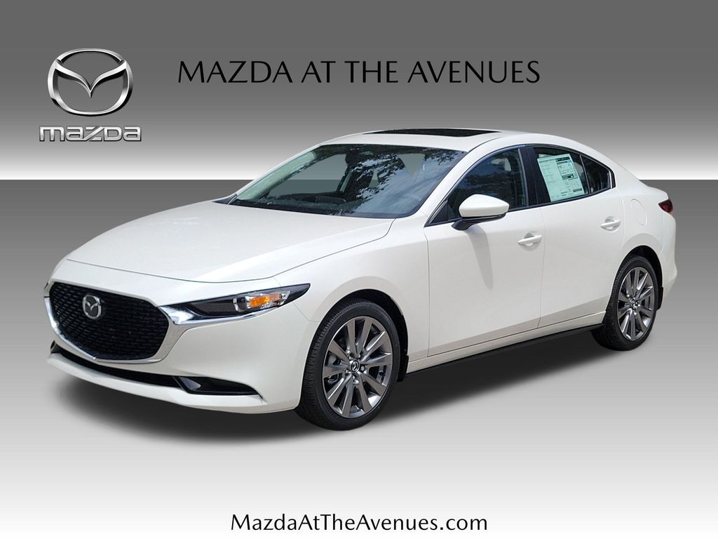 White 2026 Mazda MAZDA3 Sedan Front-Wheel Drive 6-Speed Automatic