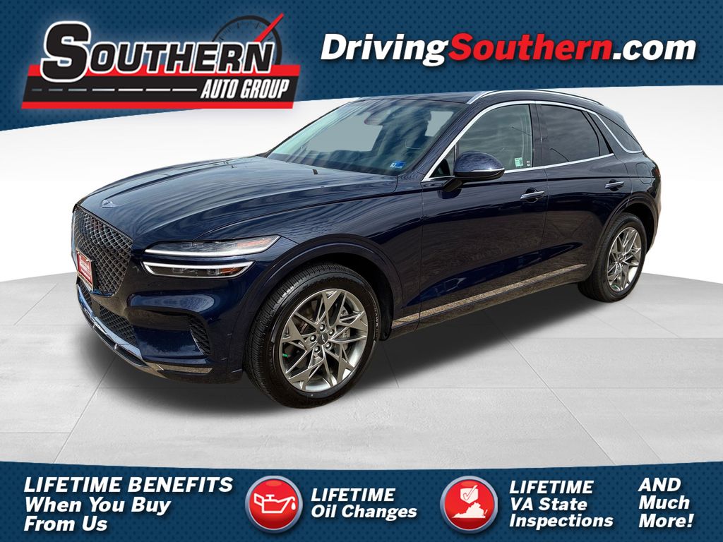 Capri Blue 2025 Genesis GV70 SUV / Crossover All-Wheel Drive 8-Speed Automatic