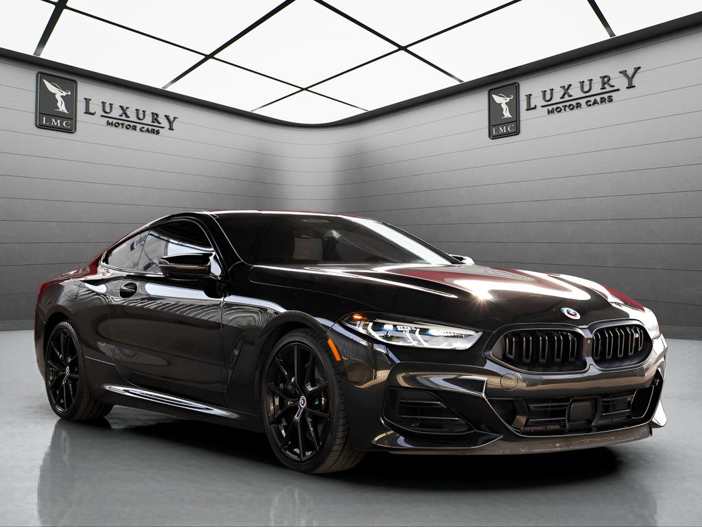 Black Sapphire Metallic 2023 BMW 8 Series Coupe All-Wheel Drive 8-Speed Automatic