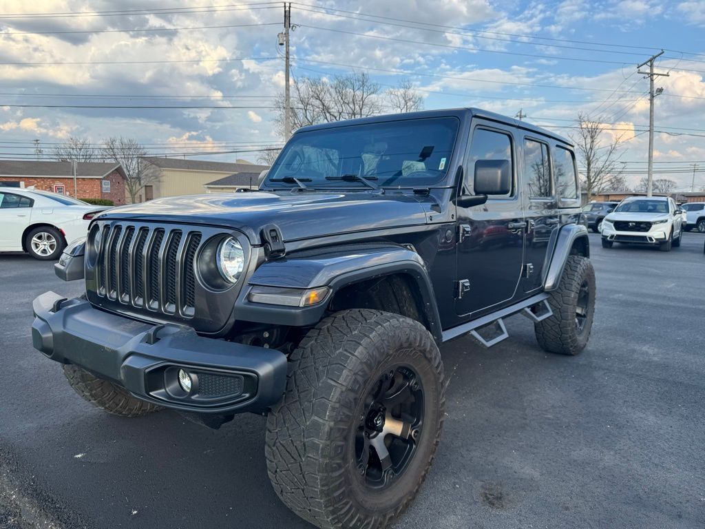 Gray (Granite Crystal Metallic Clearcoat) 2019 Jeep Wrangler Unlimited Sahara 4WD SUV / Crossover Four-Wheel Drive 8-Speed Automatic