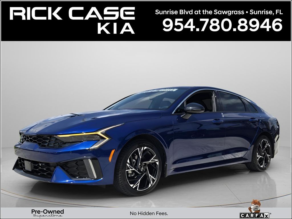 Yacht Blue 2026 Kia K5 Sedan Front-Wheel Drive 8-Speed Automatic