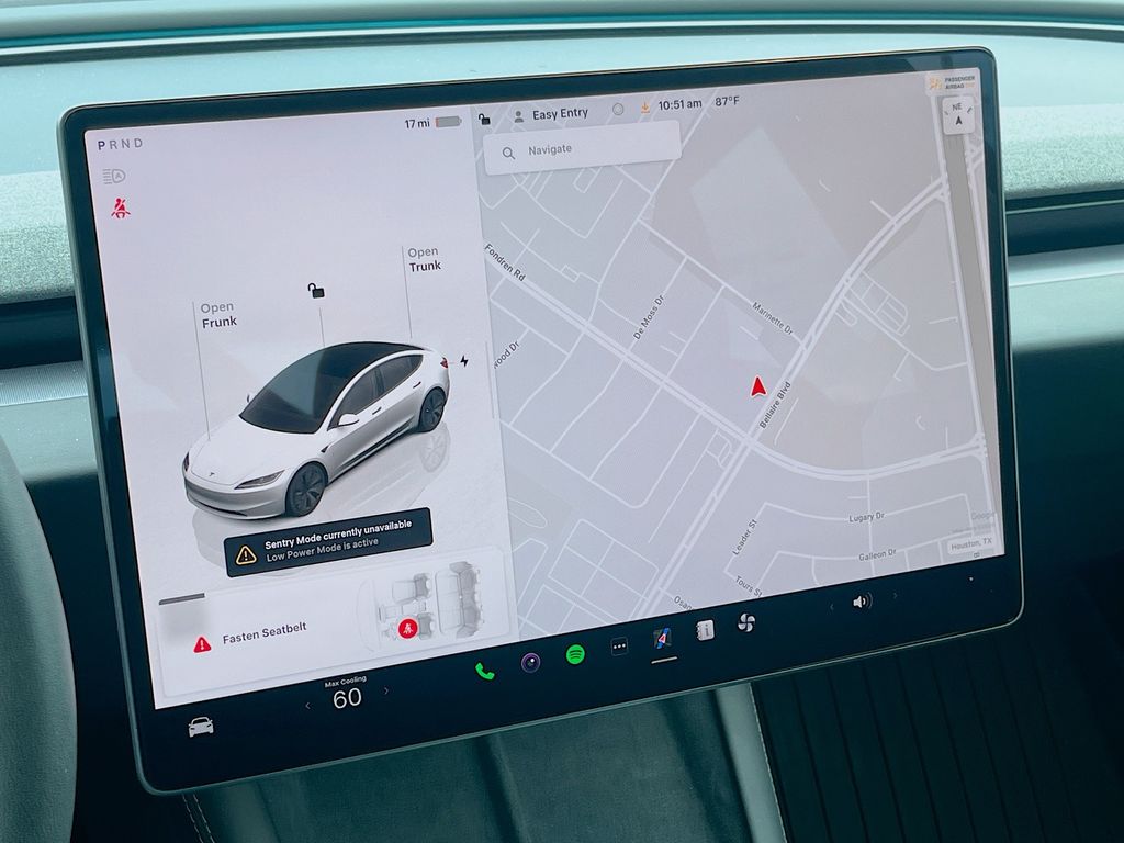 2025 Tesla Model 3 Long Range White at Classic Chevrolet Galveston