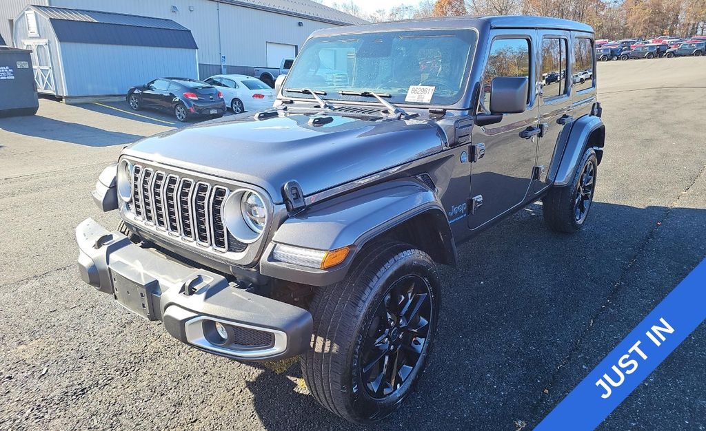 Gray (Granite Crystal Metallic Clearcoat) 2025 Jeep Wrangler 4xe Sahara 4WD SUV / Crossover Four-Wheel Drive 8-Speed Automatic