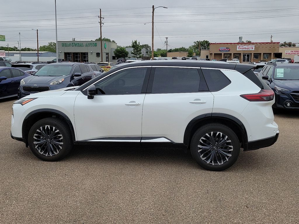 2026 Nissan Rogue Platinum White at Brown Honda