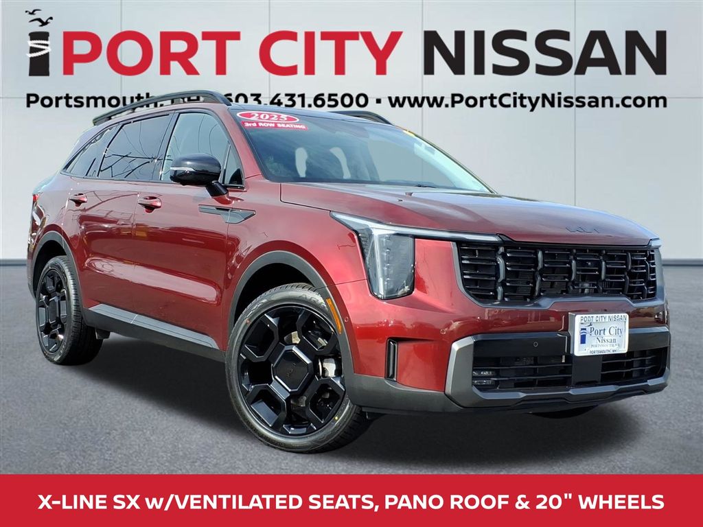 Dawning Red 2025 Kia Sorento SUV / Crossover All-Wheel Drive 8-Speed Dual Clutch