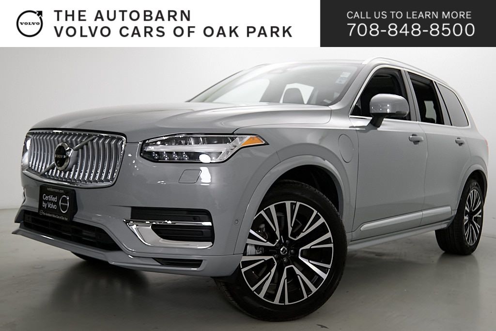 Vapour Gray Metallic 2025 Volvo XC90 Recharge T8 Plus Bright Theme 7-Passenger eAWD SUV / Crossover All-Wheel Drive Automatic
