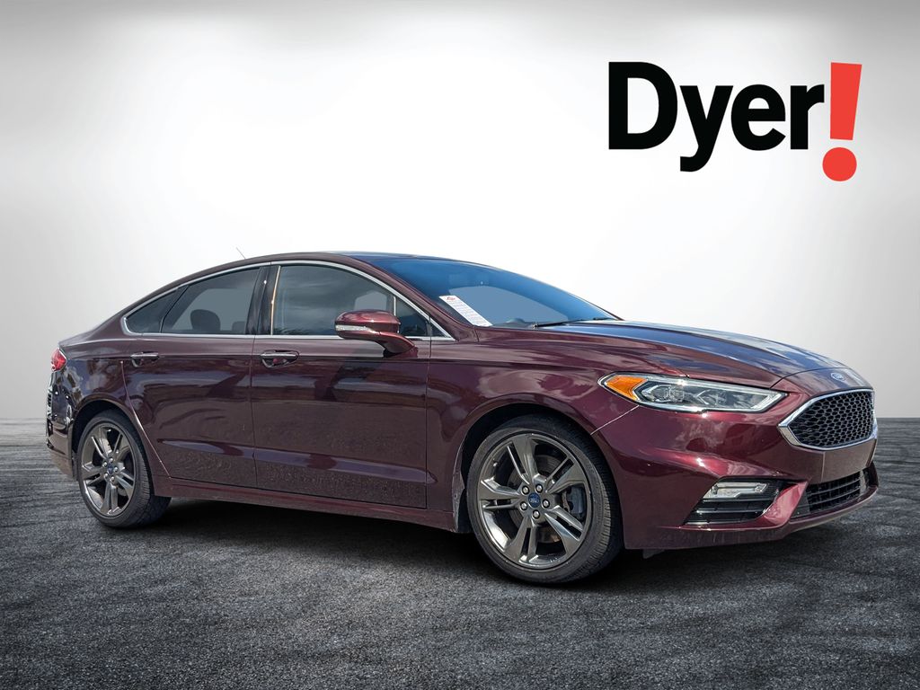 Red (Burgundy Velvet Metallic Tinted Clearcoat) 2017 Ford Fusion Sport AWD Sedan All-Wheel Drive 6-Speed Automatic
