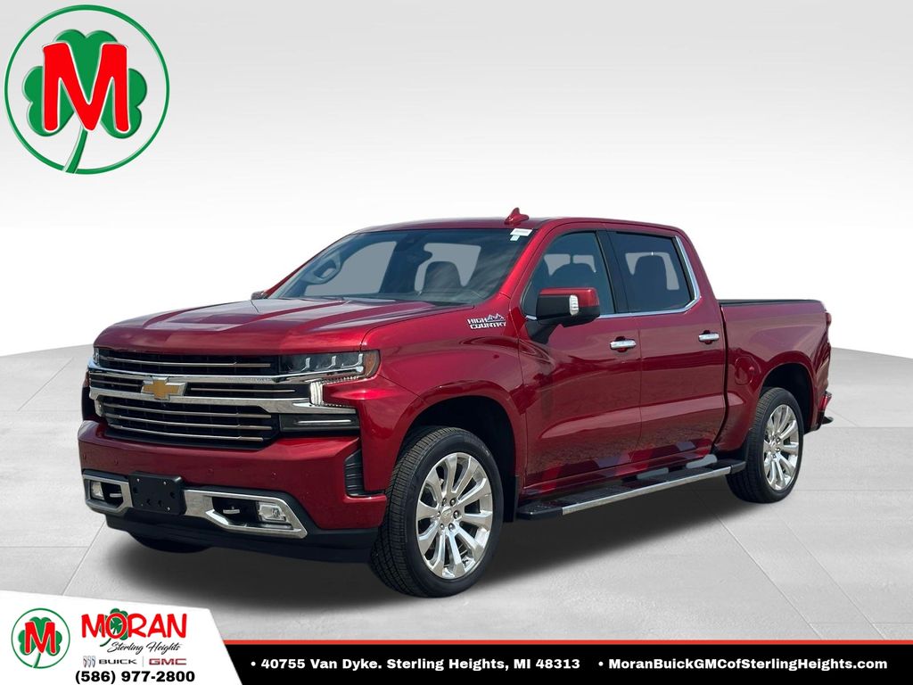 Cherry Red 2022 Chevrolet Silverado 1500 Pickup Truck Four-Wheel Drive Automatic