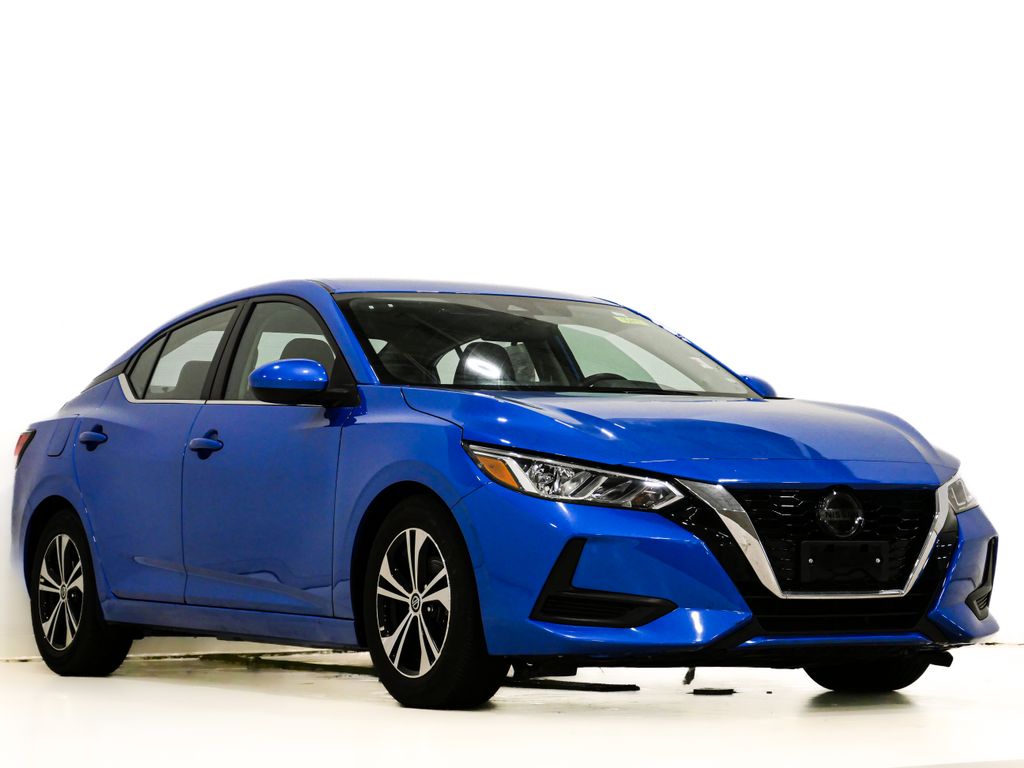 Electric Blue Metallic 2023 Nissan Sentra SV FWD Sedan Front-Wheel Drive Continuously Variable Transmission