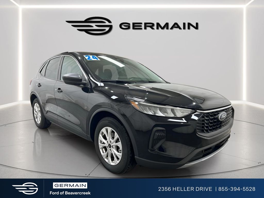 Agate Black Metallic 2024 Ford Escape Active FWD SUV / Crossover Front-Wheel Drive 8-Speed Automatic