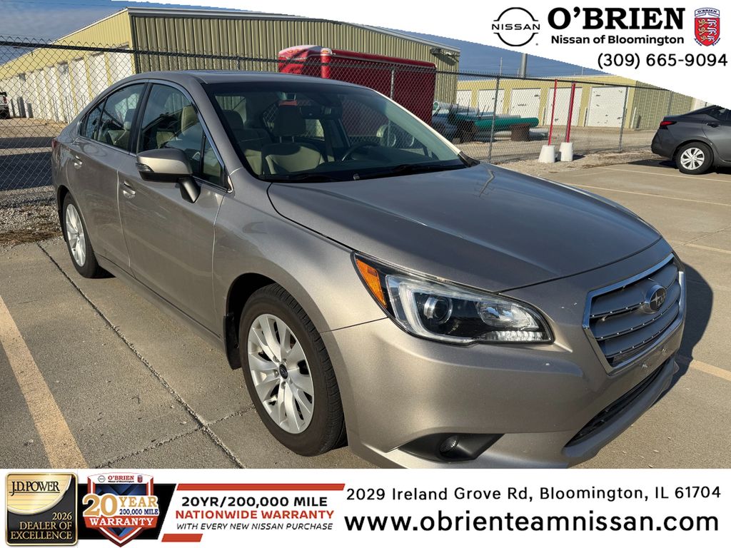 Gray (Tungsten Metallic) 2017 Subaru Legacy 2.5i Premium AWD Sedan All-Wheel Drive Continuously Variable Transmission