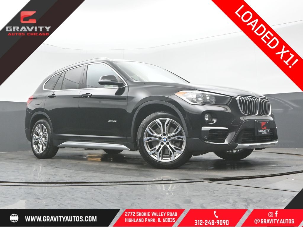 Jet Black 2017 BMW X1 xDrive28i AWD SUV / Crossover All-Wheel Drive 8-Speed Automatic