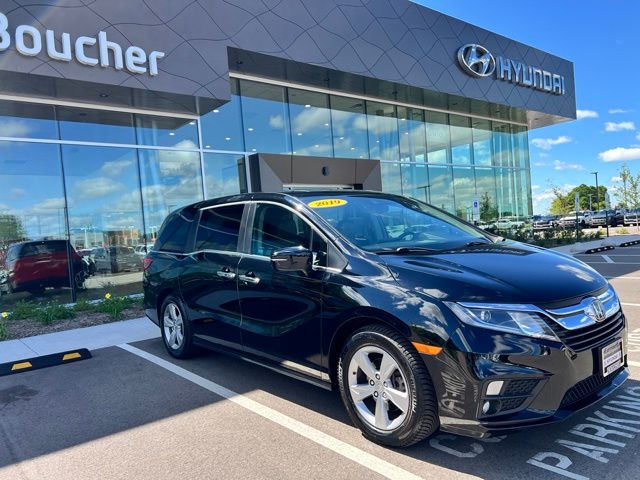 Used 2019 Crystal Black Pearl Honda EX-L image 3