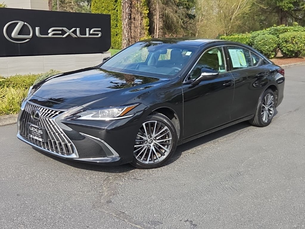 Black (Caviar) 2023 Lexus ES 250 AWD Sedan All-Wheel Drive 8-Speed Automatic