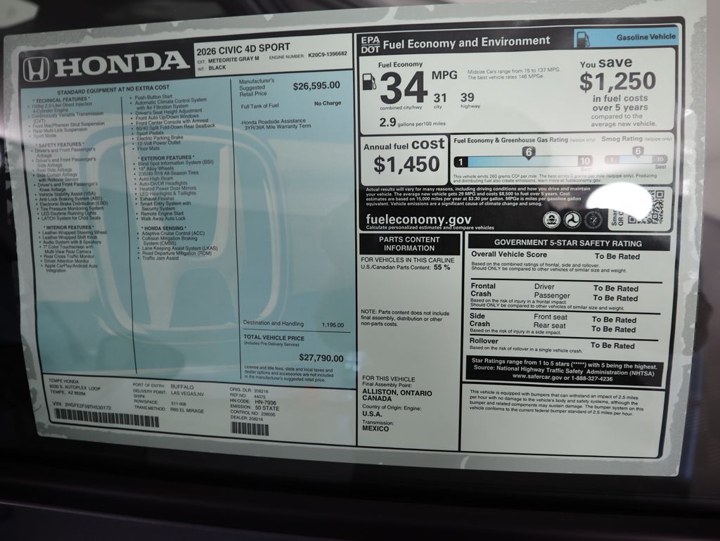 Thumbnail: 2026 Honda Civic - 9