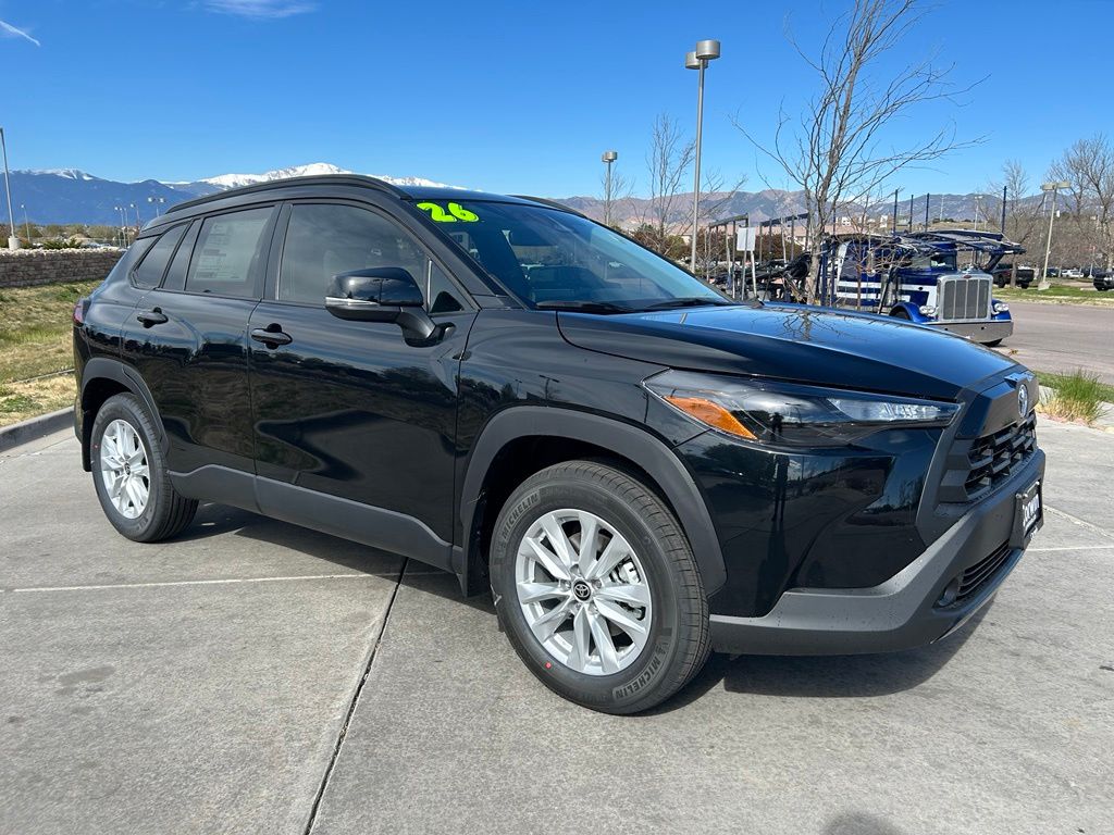 Black 2026 Toyota Corolla Cross LE FWD SUV / Crossover Front-Wheel Drive Continuously Variable Transmission