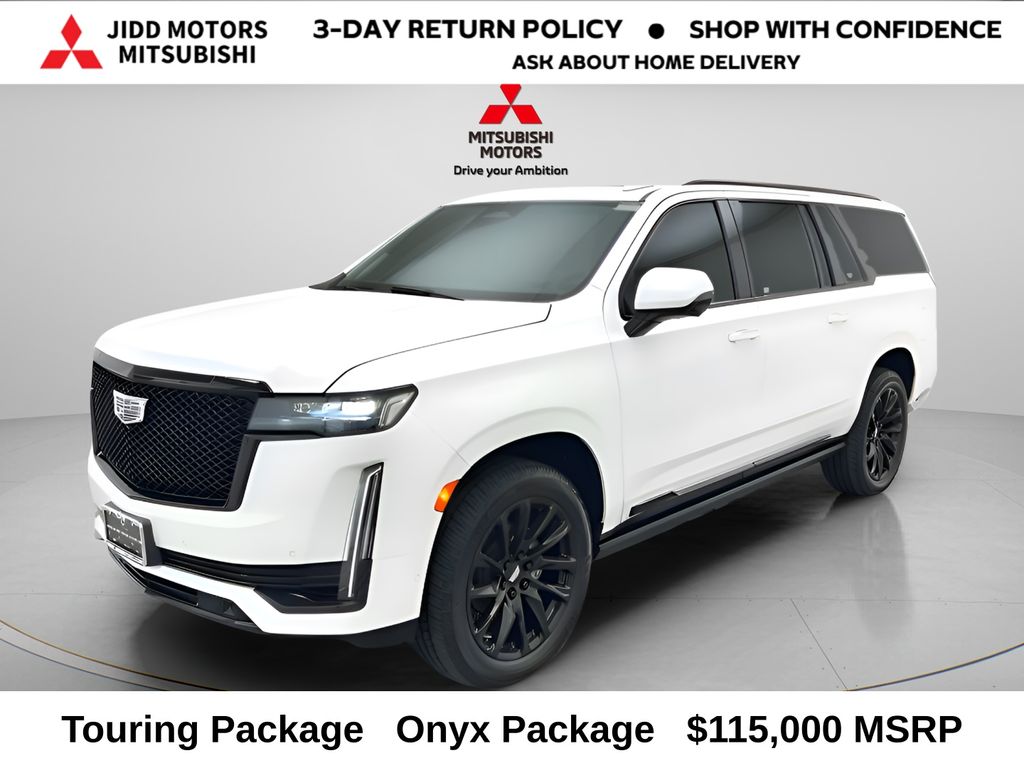 Crystal White Tricoat 2022 Cadillac Escalade ESV SUV / Crossover Four-Wheel Drive 