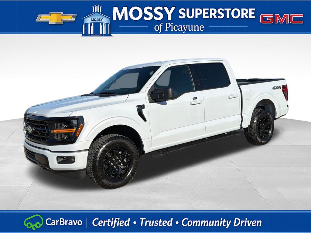 White Metallic 2025 Ford F-150 Pickup Truck Four-Wheel Drive Automatic