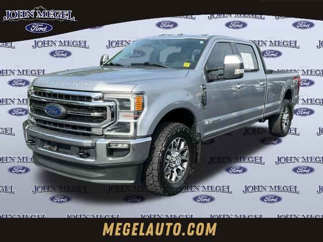 Silver Metallic 2021 Ford F-350 Super Duty Pickup Truck Four-Wheel Drive Automatic