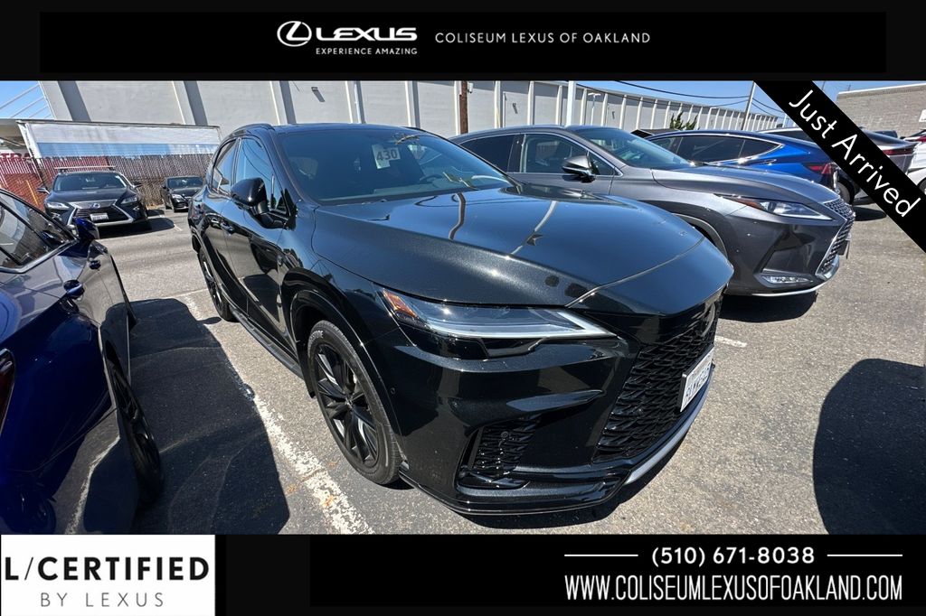 Black (Caviar) 2024 Lexus RX Hybrid 500h F Sport Performance AWD SUV / Crossover All-Wheel Drive 6-Speed Automatic