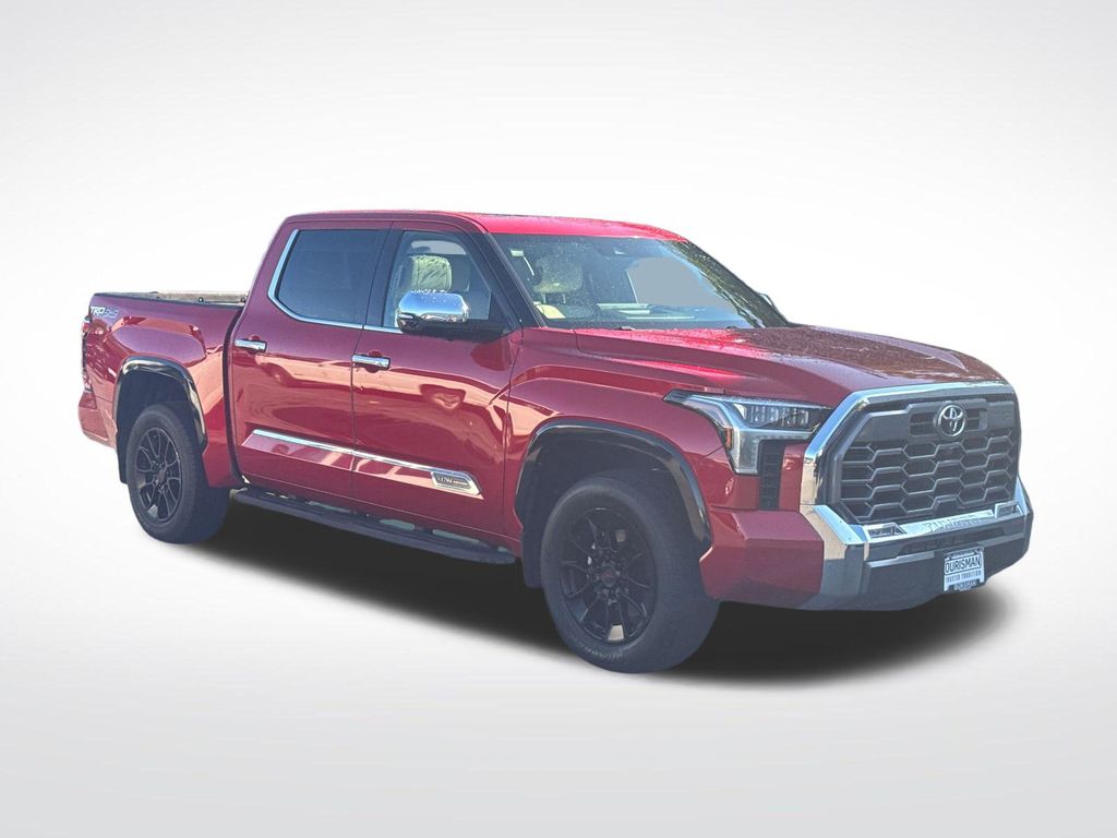 Red 2023 Toyota Tundra Pickup Truck Four-Wheel Drive Automatic