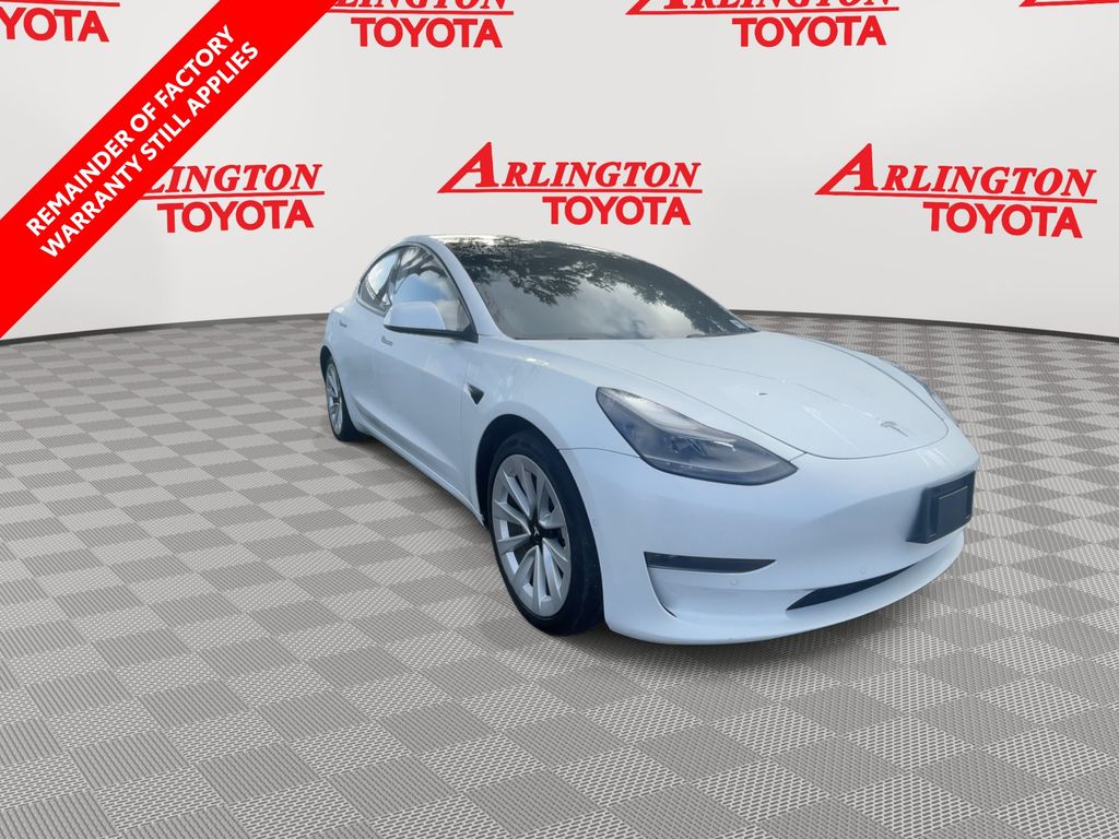 Used 2022 Tesla Model 3 Base with VIN 5YJ3E1EA2NF145135 for sale in Jacksonville, FL