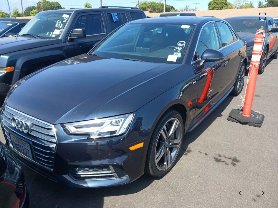 Moonlight Blue 2018 Audi A4 Sedan All-Wheel Drive 7-Speed Automatic