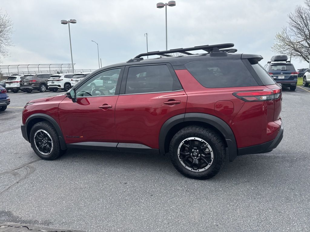 2024 Nissan Pathfinder Rock Creek Red at South Hills Kia