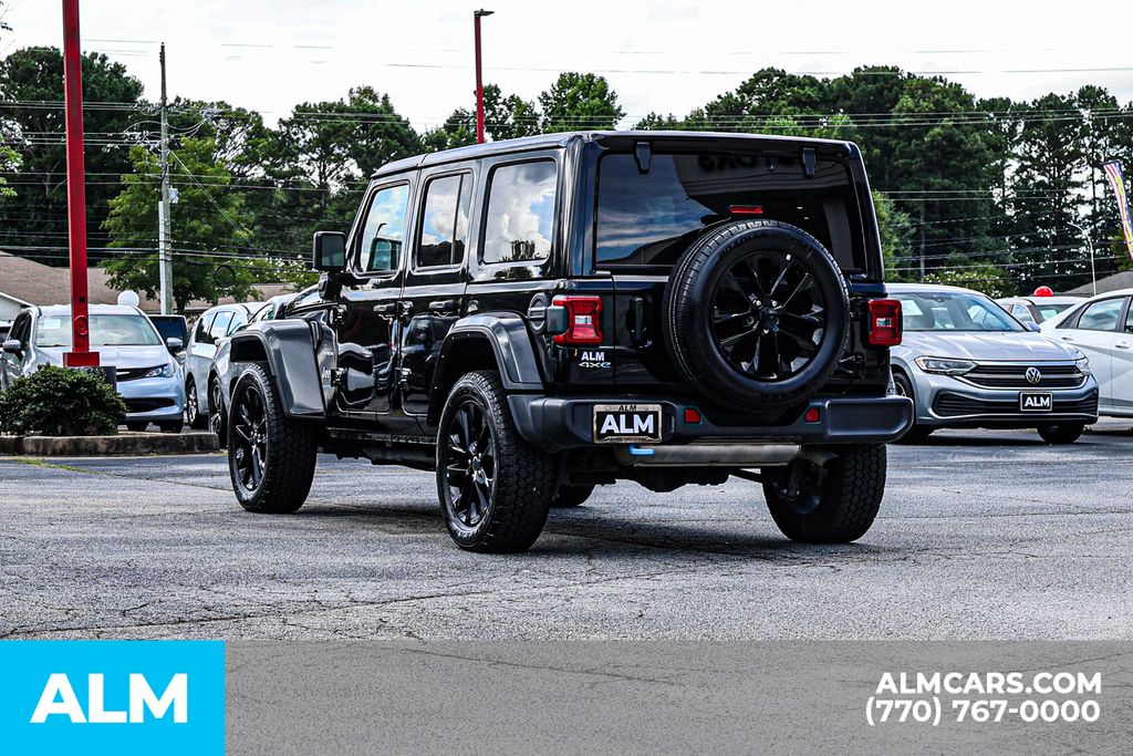 Used 2024 Black Jeep Sahara 4xe image 6