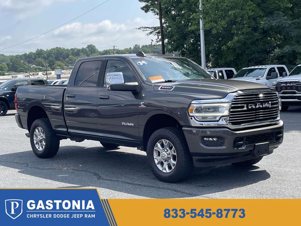 Gray (Granite Crystal Metallic Clearcoat) 2024 RAM 2500 Pickup Truck Four-Wheel Drive 6-Speed Automatic