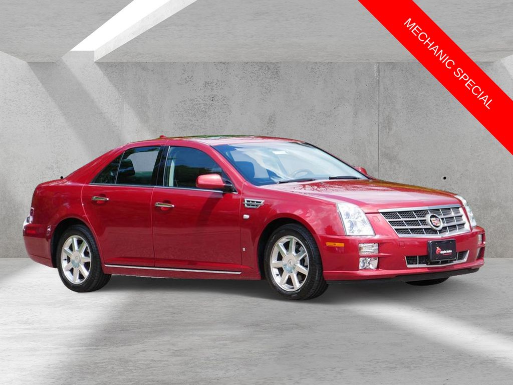 Crystal Red Tint 2009 Cadillac STS V8 Luxury RWD Sedan Rear-Wheel Drive 6-Speed Automatic Overdrive