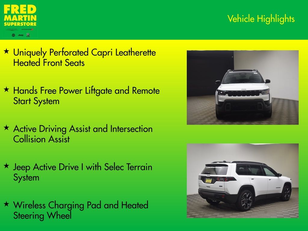 new 2026 Jeep Cherokee car, priced at $42,645