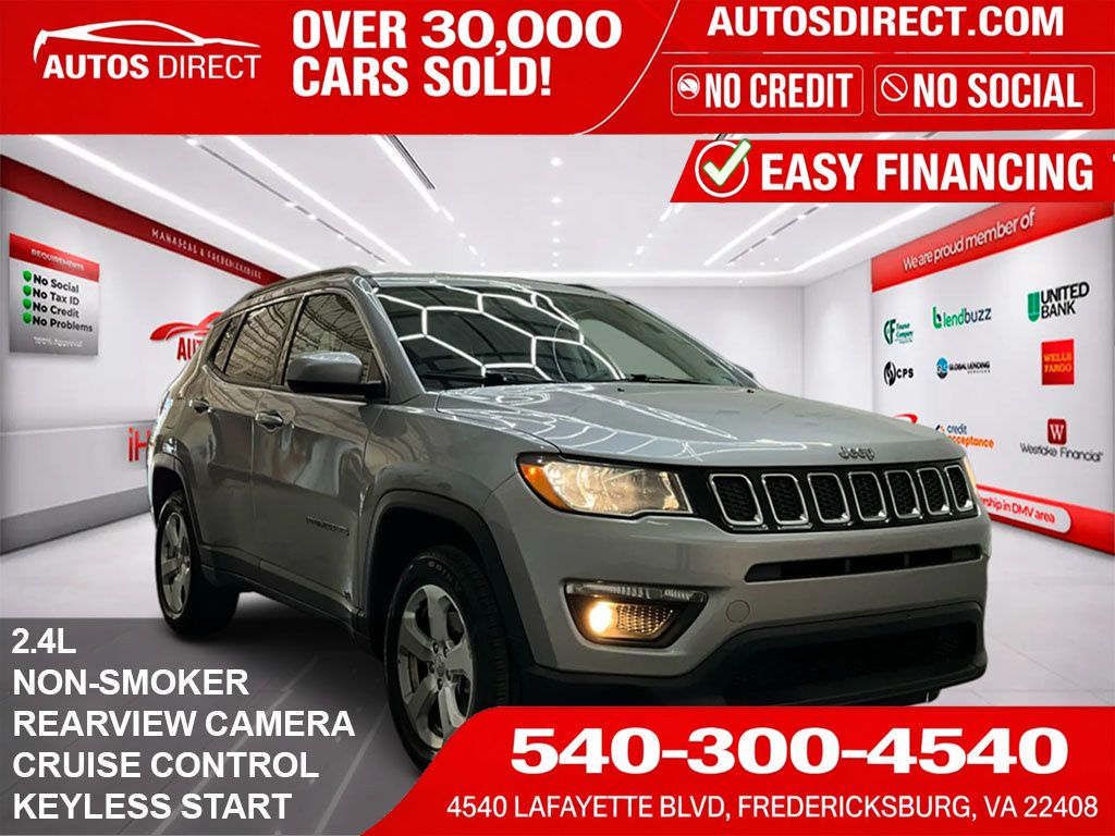 Billet Silver Metallic Clearcoat 2018 Jeep Compass Latitude 4WD SUV / Crossover Four-Wheel Drive 9-Speed Automatic