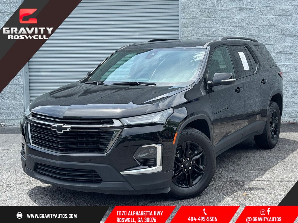 Mosaic Black Metallic 2023 Chevrolet Traverse SUV / Crossover Four-Wheel Drive 9-Speed Automatic