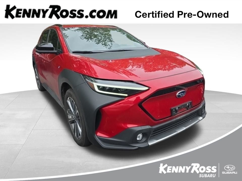 Elemental Red Pearl 2023 Subaru Solterra Limited AWD SUV / Crossover All-Wheel Drive 1-Speed Automatic