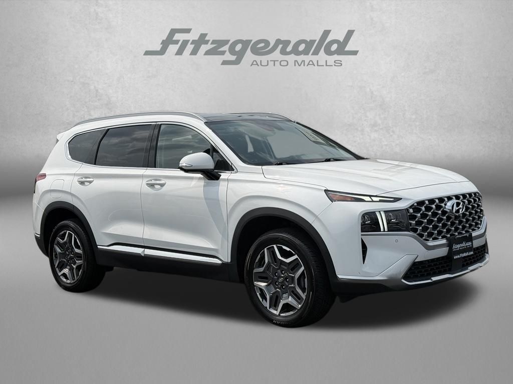 Serenity White Pearl 2023 Hyundai Santa Fe Hybrid Plug-In SUV / Crossover All-Wheel Drive 6-Speed Automatic